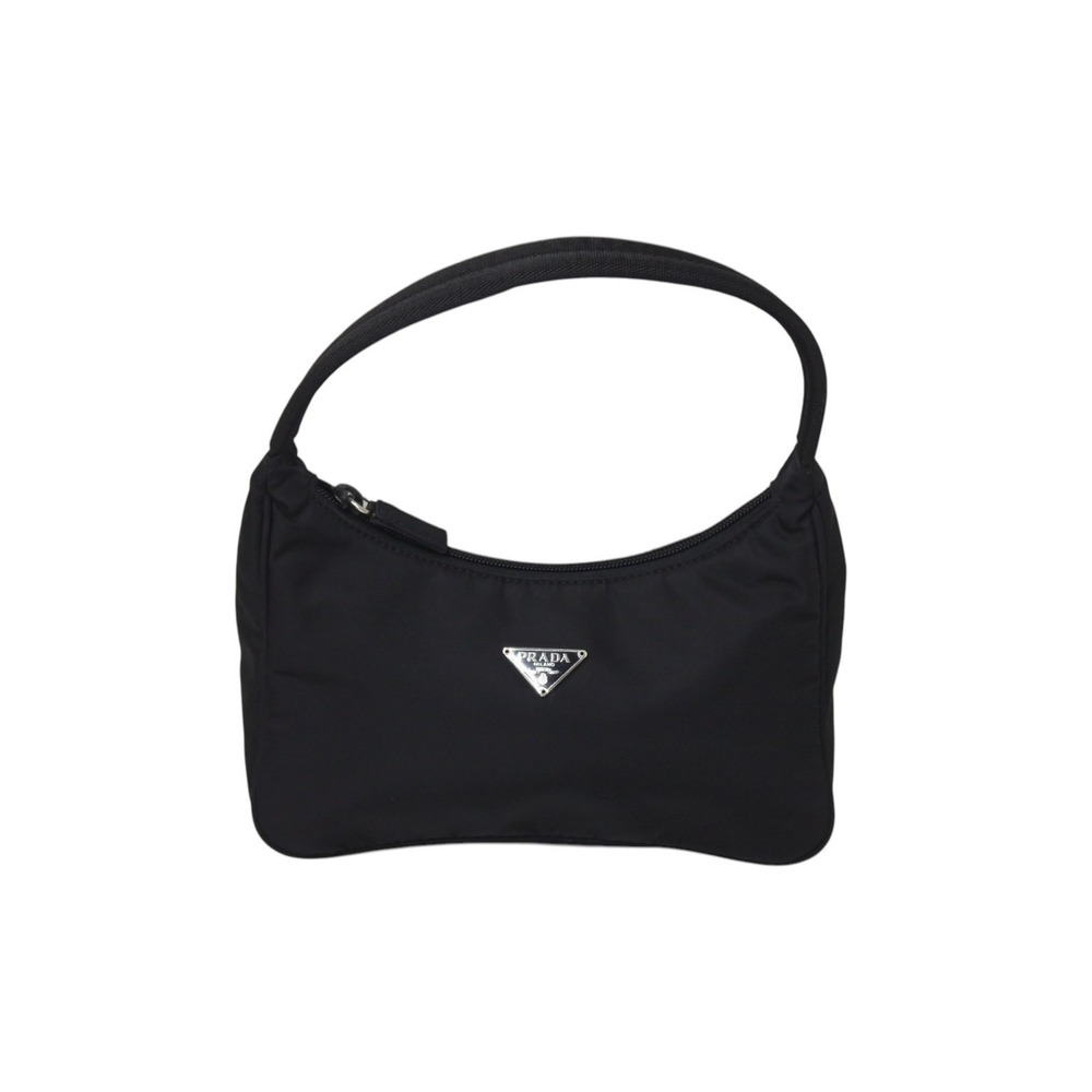 Prada handbag Shoulder Hobo One triangle logo bag black Hobo - Picture 2 of 10
